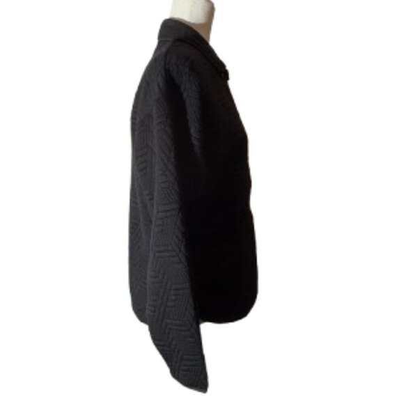 Champion Women's XS Quilted Lightweight Black Snap Jacket - Picture 4 of 11